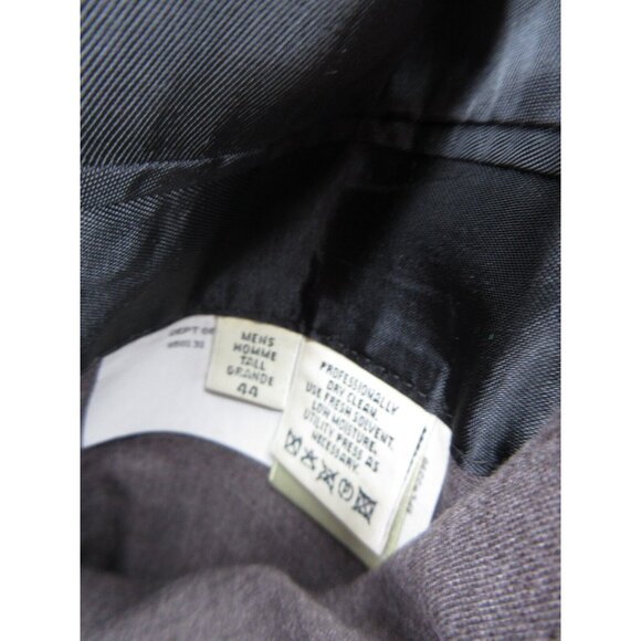 VINTAGE Eddie Bauer Sport Coat 44 Tall AKA Blazer Linen Safari Jacket - Picture 11 of 14